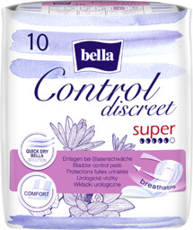 Bella Wkładki urologiczne Control Discreet super 10 szt.
