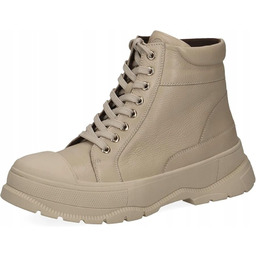 Caprice Botki Damskie Beżowe Skórzane 37 Ż7b