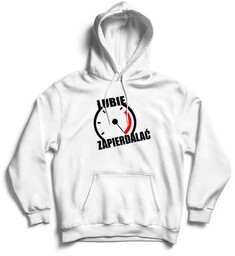 Bluza z kapturem - Lubię Zapie*dalać Zegar Moto
