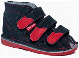 Daniel kapcie sandałki profilaktyczne dla dzieci ciemny granat/