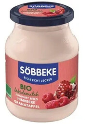 Sobbeke Jogurt malina granat kremowy 500 g (EKO)