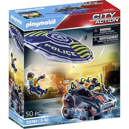 PLAYMOBIL City Action 70781 Policyjny spadochron: Pościg za