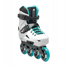 Damskie Łyżworolki Rollerblade Lightning W White Aqua