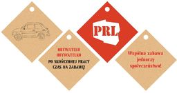 Zawieszki na butelki z wstążeczką PRL - 12