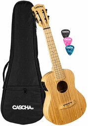 Cascha HH 2313E Bamboo Natural Ukulele Koncertowe EQ