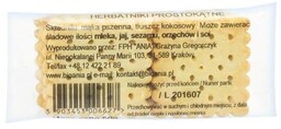 Herbatniki pszenne prostokątne 50g Ania