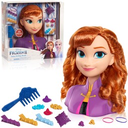 Disney Frozen 2 głowice fryzjerskie Anna 20 cm