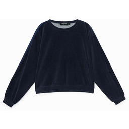 Bluza z dzianiny dresowej z sercem