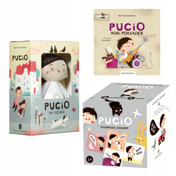 Pakiet Pucio pierwsze puzzle Maskotka Pucio robi porządek