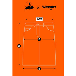 Wrangler PENCIL SKIRT ołówkowa jeansowa spódnica rozcięcie