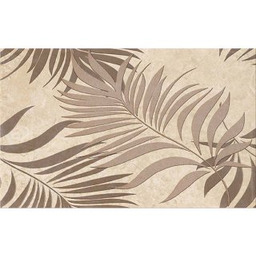 Płytka ścienna COMMO cappucino decor leaves glossy 25x40