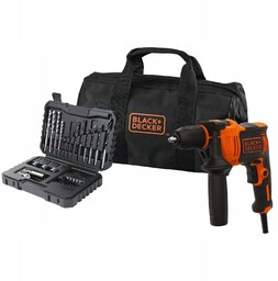 Black+decker Wiertarka Udarowa 710W Zestaw Akcesoriów BEH710SA32
