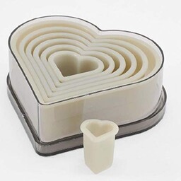 thermohauser Zestaw foremek do wycinania (nylon), serce gładkie,