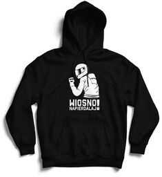 Bluza z kapturem - Wiosno Napie*dalaj Moto Motocykl