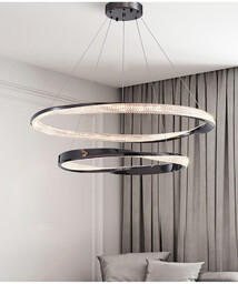 Lampa sufitowa tytanowa LED 80x60cm 98Wat L160 Tytanowa