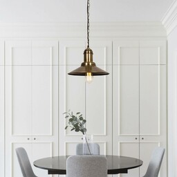 Opviq Lampa wisząca Sivani MR-639 1-punktowa Ø30cm złoty
