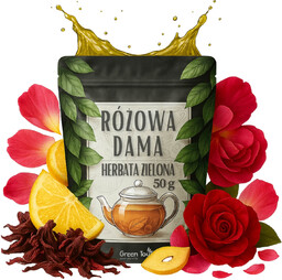 Herbata zielona Różowa Dama 50 g różana