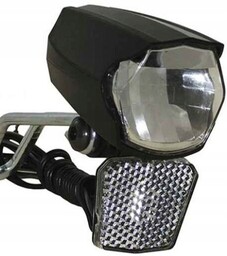 Lampa Rowerowa Przednia Na Dynamo Czujnik Zmierzch