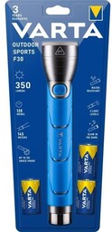 Latarka-VARTA-Outdoor Sports F30-350lm-Odporna na wstrząsy (2m)-IPX5-Głowica świetlówkowa-3 baterie