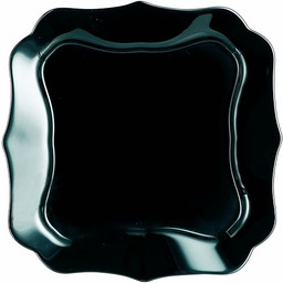 Luminarc Authentic talerz deserowy 20,5 cm, szklany, czarny,