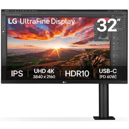 LG UltraFine Ergo 32UN880K-B - 60Hz 4K IPS