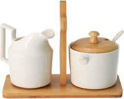 Orion Dzbanek na mleko + cukierniczka w stojaku