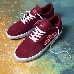 obuwie męskie LAKAI CARDIFF Burgundy Suede