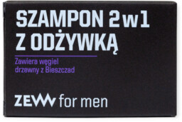 ZEW męski Szampon 2w1 z odżywką z węglem
