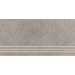 Gres szkliwiony stopnica BLEND light grey mat 29,8x59,8