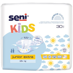 Seni Kids Junior Extra Pieluchomajtki dla dzieci 15+kg,