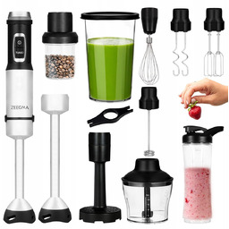 Blender Ręczny Mikser Wielofunkcyjny Turbo 1500W Szatkownica +