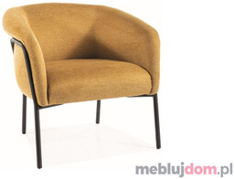 Fotel wypoczynkowy CLOVER BREGO Signal Curry