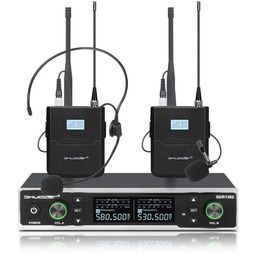 Mirkofony Shudder SDR1304 2x mikroport nagłowny