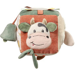 BabyOno Kostka sensoryczna Krowa Cow Bingo