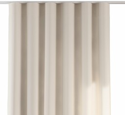 Zasłona na taśmie wave, satynowa biel, Aria