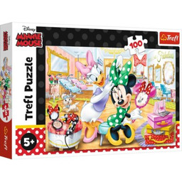 TREFL Puzzle Disney Myszka Minnie w salonie kosmetycznym