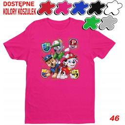 Dziecięca Koszulka Z Nadrukiem Psi Patrol Duży Wybór