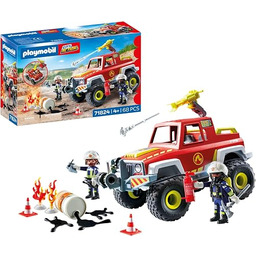 PLAYMOBIL Action Heroes Ciężarówka strażacka Samochód strażacki Auto