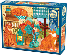 Puzzle, Pomarańczowe koty, 500 el.