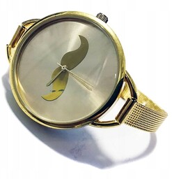 Zegarek damski GENEVA mesh bransoleta złoty yf22