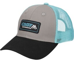 MIKADO Czapka z daszkiem Cage Trucker UM-UB027-CG Szaro-niebieski