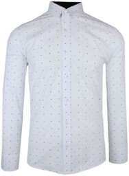 Męska, Taliowana (Slim Fit) Koszula Wizytowa - Rigon