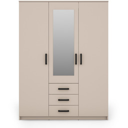 Szafa z lustrem trzydrzwiowa kaszmir mat 150 x