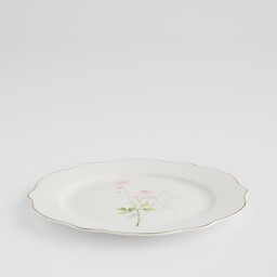 Talerz Deserowy Meadinna z motywem kwiatowym
