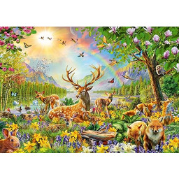 Puzzle dla dzieci 2D: Leśne zwierzęta 200 elementów