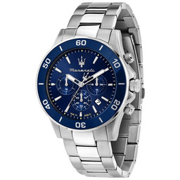 Zegarek Maserati Competizione Diver R8873600002 Srebrny