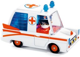 Autko zabawkowe karetka Crazy Motors Hurry Ambulance Djeco