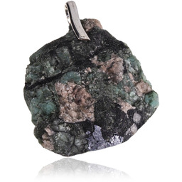 Szmaragd Naturalny Wisiorek Srebro 925 Certyfikat Unikat