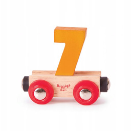 WAGON WAGONIK MAGNETYCZNY CYFERKOWY POCIĄG WAGON NA MAGNES