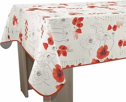 Le linge de Jules Obrus, poliester, czerwony, prostokątny